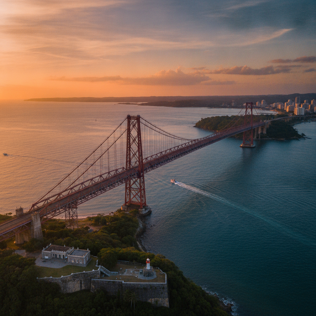 Ponte Hercílio Luz: portal das praias de Florianópolis