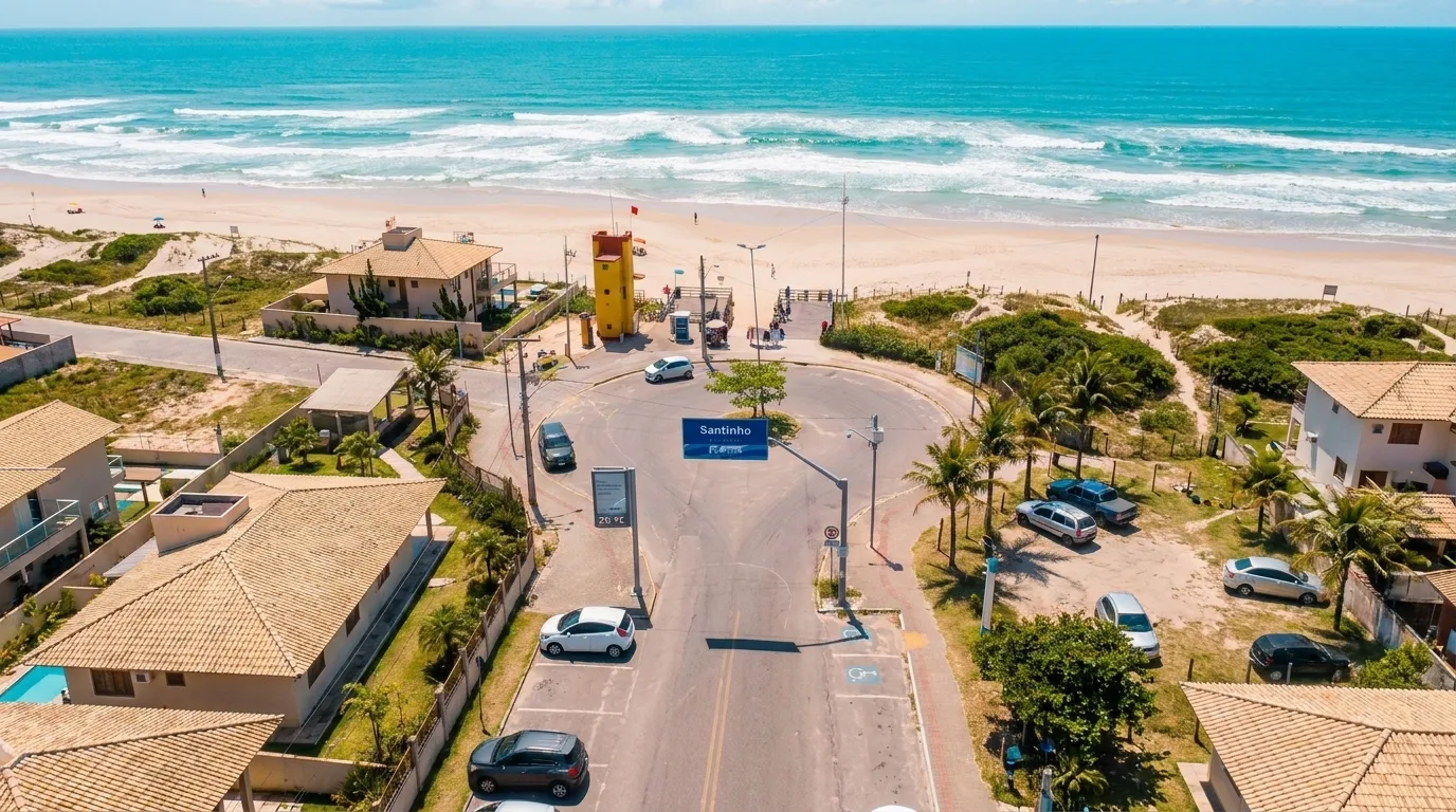 Acesso à Praia do Santinho