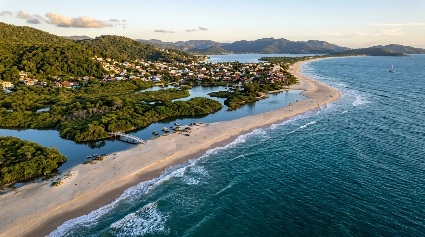 Foto Extensão da praia Cachoeira do Bom Jesus